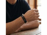 Lotus Style | Bracelet | Acier | Cuir | Noir | LS2629-2/1_