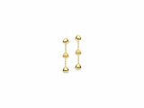 Naiomy Silver | Boucles d'Oreilles | Plaqué or | N6J56_