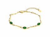 Lotus Style | Bracelet | Acier | Doré | Vert | LS2713-2/3_