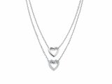 Naiomy Silver | Collier | Argent | Oxyde de Zirconium | Coeurs | N6H53_