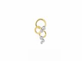 Loumya Gold "Or" | Pendentif | Or Jaune | Bicolore | Diamants 0.37ct | D26-027_