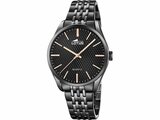 Lotus | Homme | Quartz | Acier Inoxydable | Noir | 41,5mm | 19068/2_