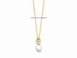Loumya Gold "Or" | Pendentif | Or Jaune | Bicolore | Perle de Culture |  D26-152_