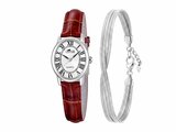 Lotus | Femme | Quartz | Cuir | 23mm | Montre + Bijou | 19017/1_
