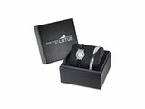 Lotus | Femme | Quartz | Cuir | Montre + Bijou | 19017/2_