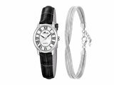 Lotus | Femme | Quartz | Cuir | Montre + Bijou | 19017/2_