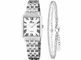 Lotus | Femme | Quartz | Acier Inoxydable | Montre + Bijou | 19008/7_