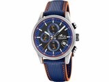 Lotus | Homme | Acier Inoxydable | Cuir | Chrono | 19085/3_