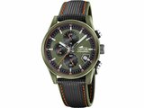Lotus | Homme | Acier Inoxydable | Cuir | Chrono | 19091/3_