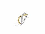 Ti Sento | Bague | Argent | Bicolore | Oxyde de Zirconium | 12436ZY_
