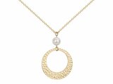 Loumya Steel | Collier | Acier Inoxydable | Doré | Perle Synthétique | 872-227.J_
