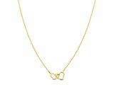 Loumya Gold "Or" | Collier | Or Jaune | Coeurs | AK0106B_
