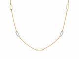 Loumya Gold "Or" | Collier | Or Jaune | Bicolore | Diamants 0.085ct | AK0168D_