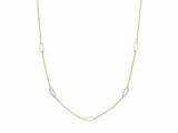 Loumya Gold "Or" | Collier | Or Jaune | Bicolore | Diamants 0.085ct | AK0168D_