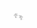 Loumya Gold "Or" | Boucles d'Oreilles | Or Blanc | Diamants 0.12ct | D26-108_