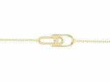 La Garçonne Diamant | Bracelet | Plaqué Or | Diamant 0.015ct | 26300051_