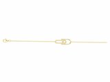 La Garçonne Diamant | Bracelet | Plaqué Or | Diamant 0.015ct | 26300051_