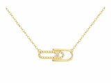 La Garçonne Diamant | Collier | Plaqué Or | Diamants 0.015ct | 26700084_