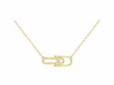 La Garçonne Diamant | Collier | Plaqué Or | Diamants 0.015ct | 26700084_