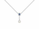 Loumya Silver | Collier | Argent | Oxyde de Zirconium | Perle d'Eau Douce | 70701200_