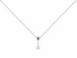 Loumya Silver | Collier | Argent | Oxyde de Zirconium | Perle d'Eau Douce | 70701200_