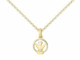 Loumya Silver | Collier | Plaqué Or | Oxyde de Zirconium | Ange | 76700514_