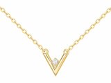 Loumya Silver | Collier | Plaqué Or | Oxyde de Zirconium | 76700520_