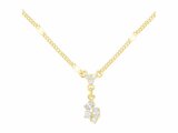 Loumya Silver | Collier | Plaqué Or | Oxyde de Zirconium | 76700540_