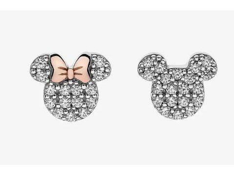 Boucles d'oreilles Minnie mouse - Or - Mickey mouse - Cadeau