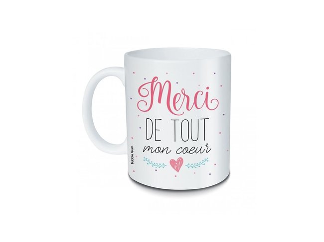 MUGS | Merci de tout mon coeur MUGS | Merci de tout mon coeur