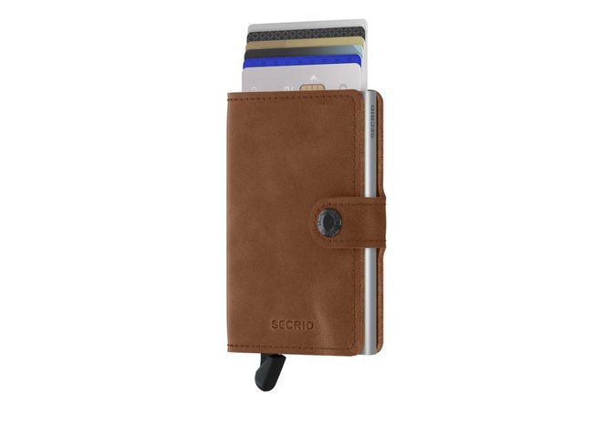 Secrid | MINIWALLET |VINTAGE | COGNAC/SILVER Secrid | MINIWALLET |VINTAGE | COGNAC/SILVER