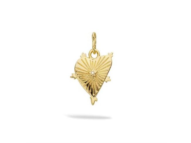 Mya Bay | Pendentif | Shinny heart | Laiton doré Mya Bay | Pendentif | Shinny heart | Laiton doré