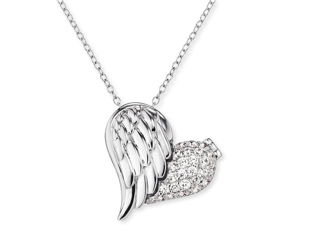 Engelsrufer | Collier | Médaillon Aile Et Coeur Engelsrufer | Collier | Médaillon Aile Et Coeur