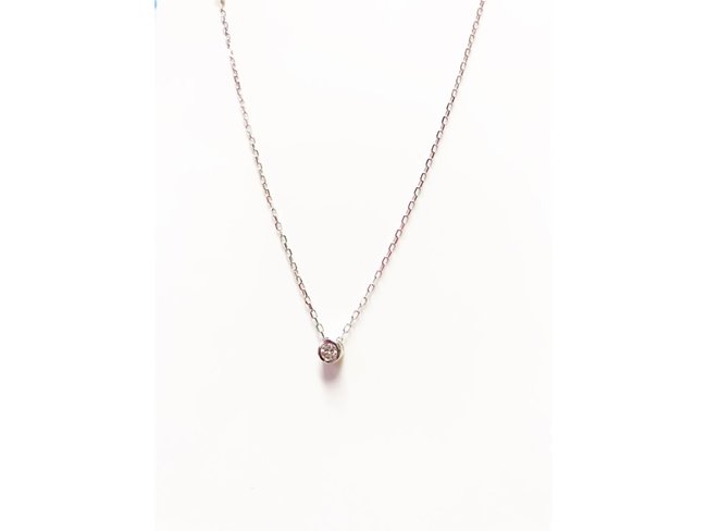 Loumya Gold | Chaîne + Pendentif - 18K Blanc Diamant Loumya Gold | Chaîne + Pendentif - 18K Blanc Diamant