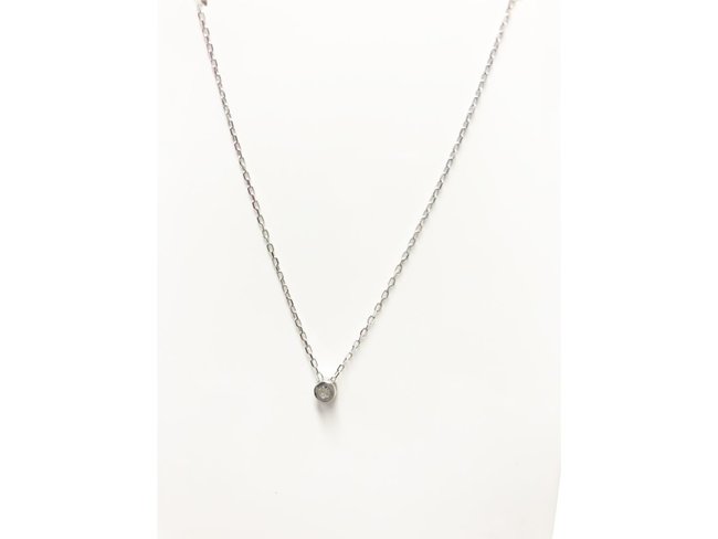 Loumya Gold | Chaîne + Pendentif - 18K Blanc Diamant Loumya Gold | Chaîne + Pendentif - 18K Blanc Diamant