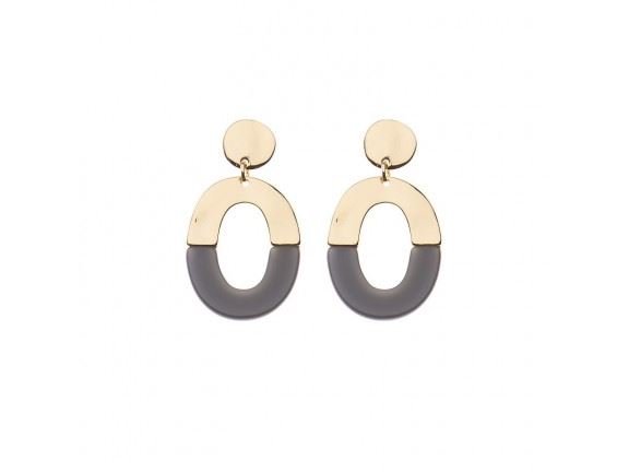 BIBA | Boucles d'Oreilles - Métal | Acrylique BIBA | Boucles d'Oreilles - Métal | Acrylique