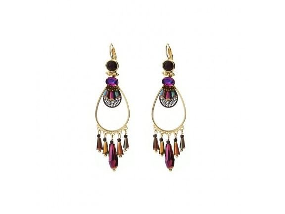 BIBA | Boucles d'oreilles - Métal | Acrylique BIBA | Boucles d'oreilles - Métal | Acrylique