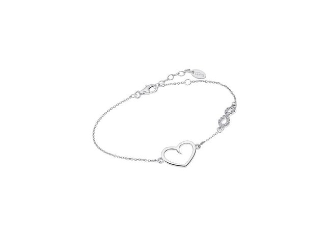 Lotus Silver | Bracelet | Argent | Coeur | LP1819-2/1