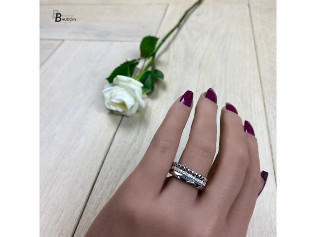 One More | Bague Ischia | Or Blanc | Diamants One More | Bague Ischia | Or Blanc | Diamants