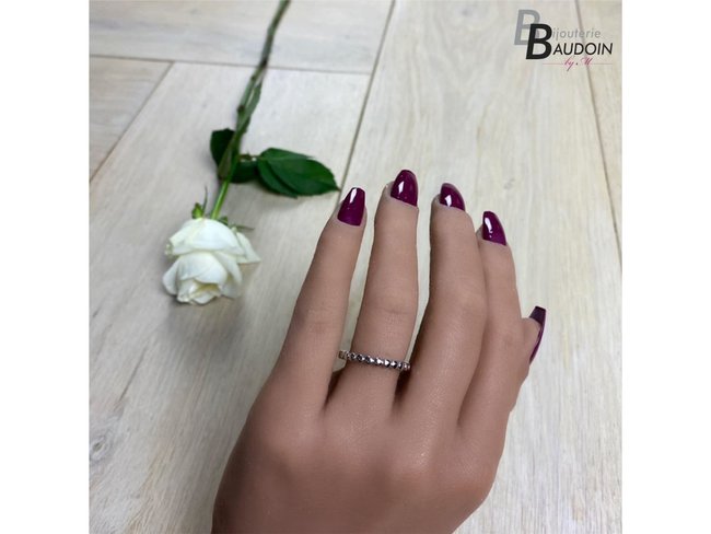 One More 18K | Bague Ischia Basics | Or Blanc One More 18K | Bague Ischia Basics | Or Blanc