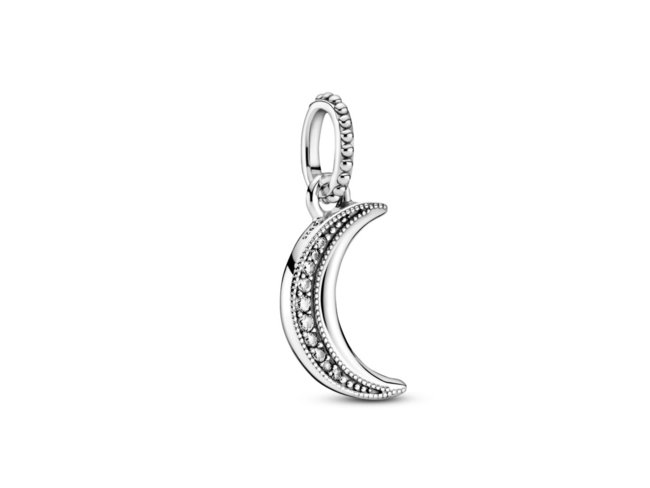 Pandora | Pendentif |Croissant de Lune Scintillant | 399184C Pandora | Pendentif |Croissant de Lune Scintillant | 399184C