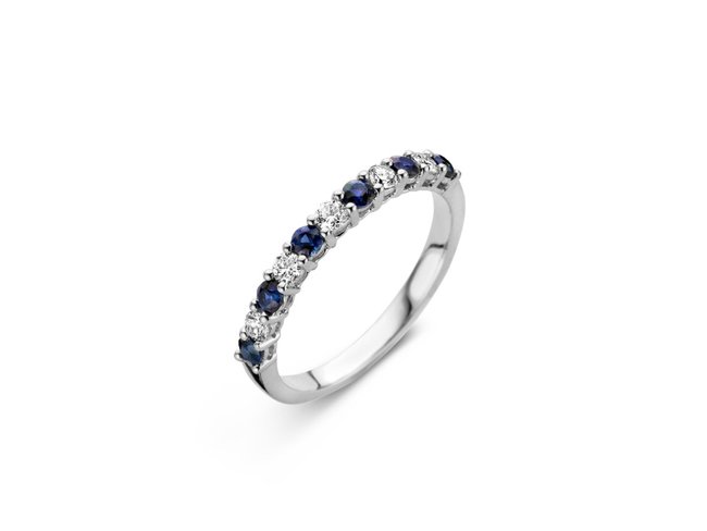 Emmilou | Bague | Or Blanc | Diamants | Saphir Emmilou | Bague | Or Blanc | Diamants | Saphir