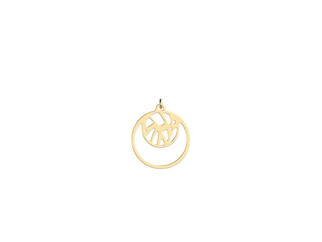 Les Georgettes | Pendentif | Perroquet | Double Rond 16mm Les Georgettes | Pendentif | Perroquet | Double Rond 16mm
