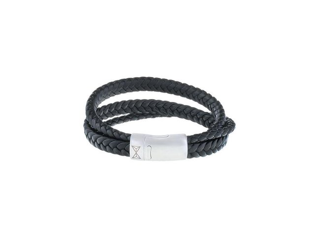 AZE Jewels | Bracelet | Iron three string black | AZ-BL002-A