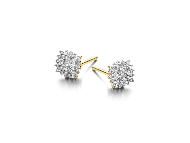 Loumya Gold | Boucles d'Oreilles | Or Bicolore | Diamants Loumya Gold | Boucles d'Oreilles | Or Bicolore | Diamants