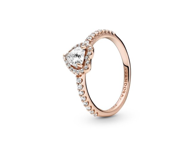 Pandora | Bague | Cœur Surélevé Scintillant Pandora | Bague | Cœur Surélevé Scintillant