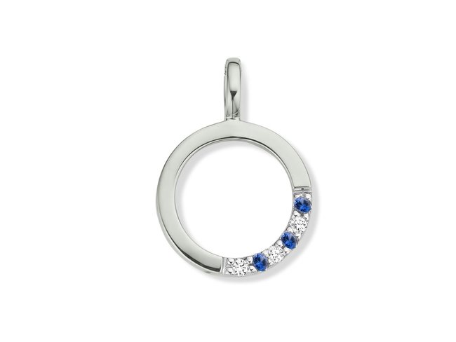 Loumya Gold | Pendentif | Or Blanc | Diamants | Saphirs Loumya Gold | Pendentif | Or Blanc | Diamants | Saphirs