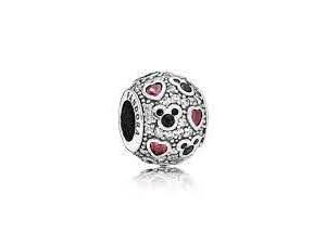 Pandora | Charm | Disney | Mickey et coeurs | 791457CZ