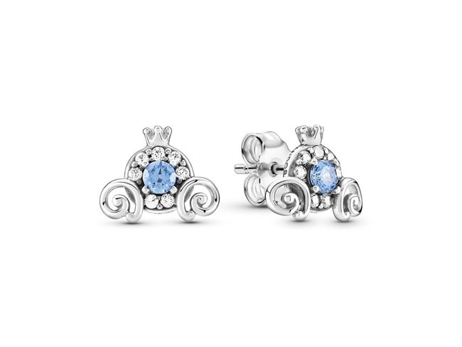 Pandora | Boucles d'Oreilles | Disney | Cendrillon Carrosse Pandora | Boucles d'Oreilles | Disney | Cendrillon Carrosse