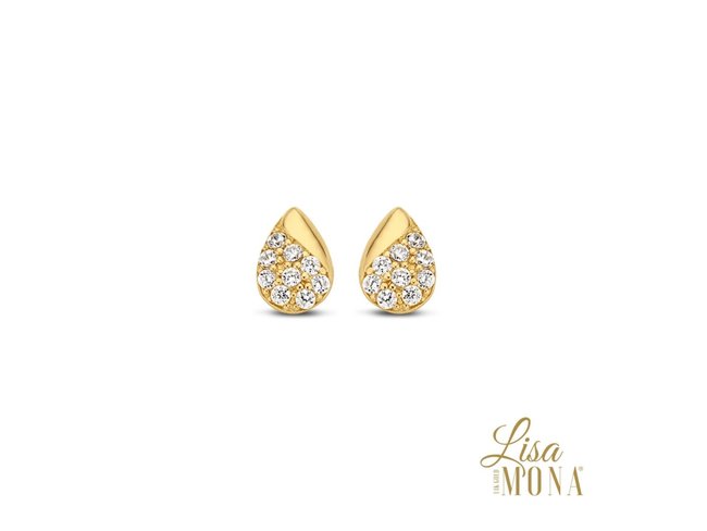Lisa Mona 14K | Boucles d'Oreilles | Ort Jaune | G0090 Lisa Mona 14K | Boucles d'Oreilles | Ort Jaune | G0090